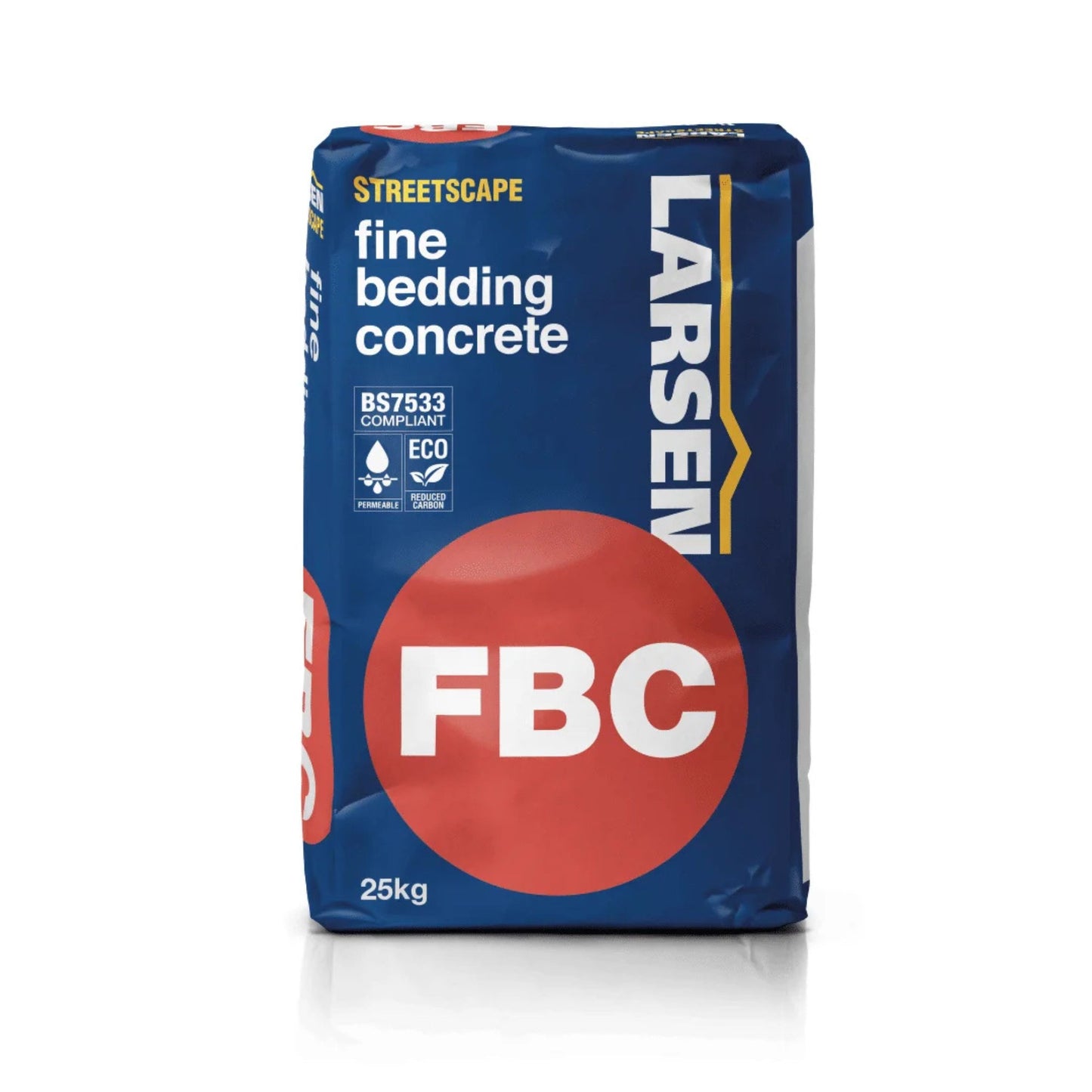 Larsen FBC Eco Permeable Fine Bedding Concrete | BS 7533 Compliant Bedding Mortar