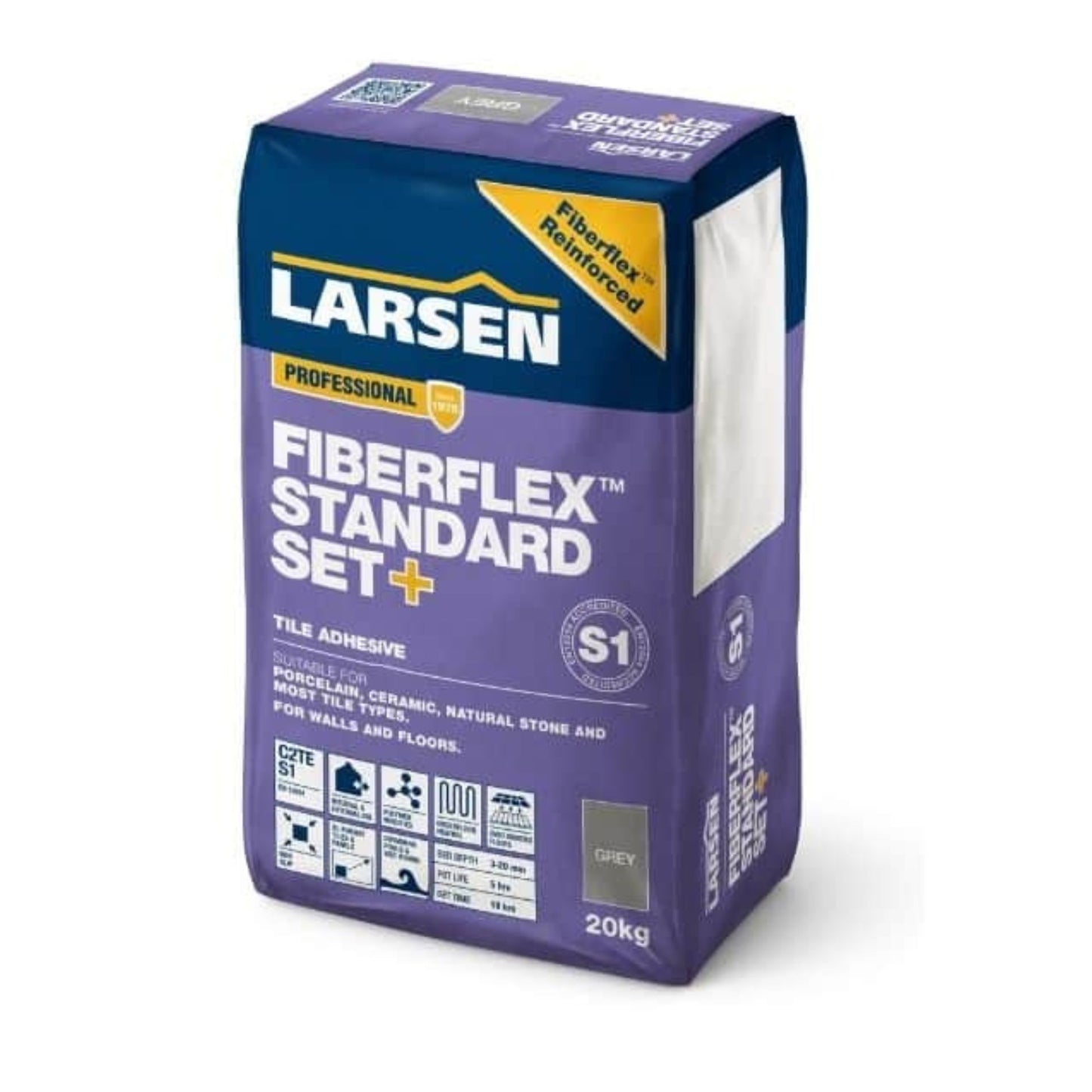 Larsen Pro Flexible Standard Set+ C2TES1 Grey Tile Adhesive 20kg