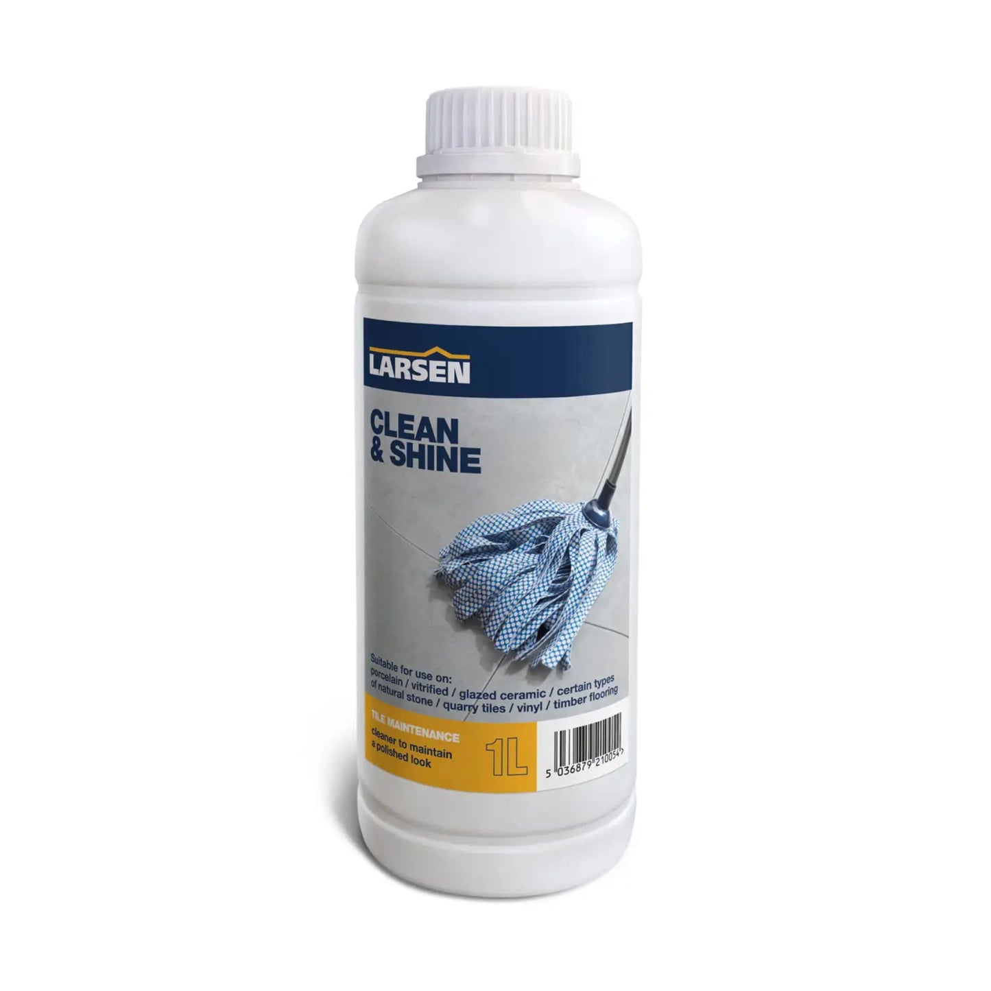 Larsen Clean & Shine | Floor Cleaner for Tiles, Stone & Hard Floors 1L