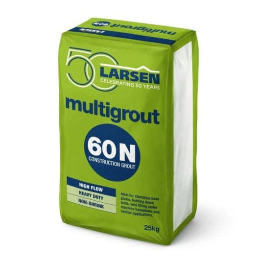 Larsen Multigrout 60 High Strength Non-Shrink Flowable Grout 25kg